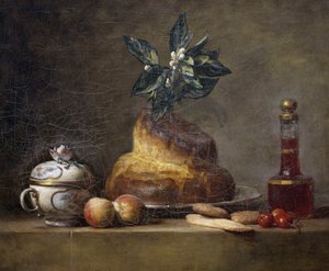 Stillleben mit Brioche