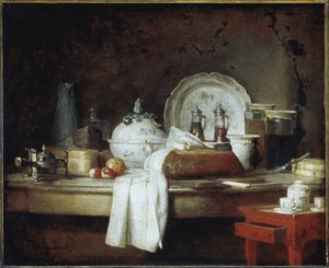 Das Offiziersmess oder die Überreste eines Mittagessens. Dessertparty (Öl auf Leinwand, ca. 1763)