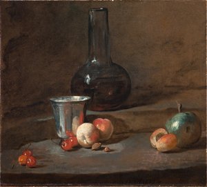 Der Silberkelch, um 1728 von Jean Baptiste Simeon Chardin