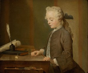 Porträt von Auguste Gabriel Godefroy von Jean Baptiste Simeon Chardin