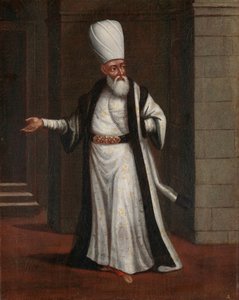 Der Janitscharen-Aga, Oberbefehlshaber der Janitscharen von Jean Baptiste Vanmour (workshop of)