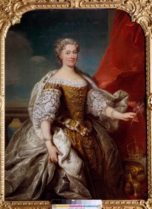 Porträt von Catherine Bnin Opalinska, Ehefrau von Stanislas Lescinski, Königin von Polen und dann Herzogin von Lothringen und Bar (1680-1747) von Jean Baptiste van Loo