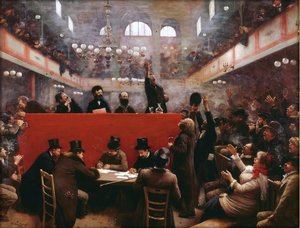 Im Graffard-Versammlungssaal von Jean Beraud