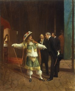 Coquelin der Ältere in "Der Bürger als Edelmann" von Molière von Jean Beraud