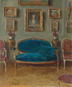 Das blaue Sofa, 1912 von Jean Beraud