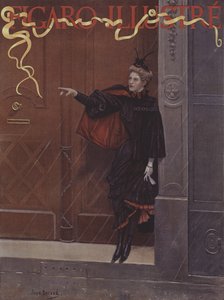 Pleut-il? (Regnet es?). Titelblatt von Le Figaro Illustre, November 1893