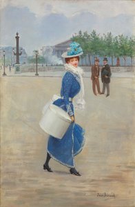 Auf dem Place de la Concorde von Jean Beraud