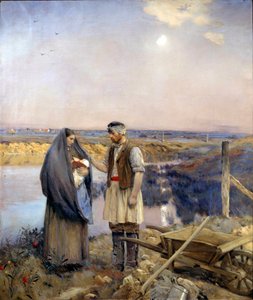Der Tag einer Bauernfamilie von Jean Charles Cazin