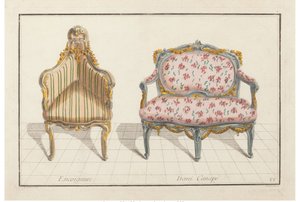 Encoignure, Demi Canapé. Nouvelle Iconologie Historique ou Attributs Hieroglyphiques, ca. 1768