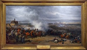 Schlacht von Laubressel, 3. März 1814, ca. 1870 von Jean Charles Langlois