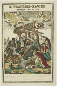 St. Franz Xaver, Apostel der Inder von Jean Charles Pellerin