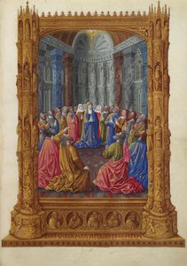 Très Riches Heures des Herzogs von Berry - Pfingsten von Jean Colombe