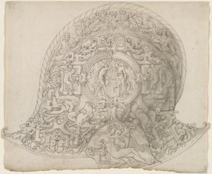 Entwurf für einen Burgonet-Helm