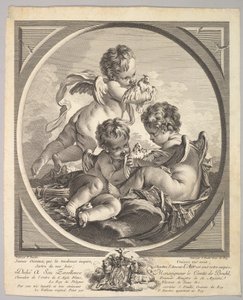 Luft, ca. 1748 von Jean Daullé