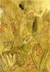 Kaninchen und Blumen; Lapins et Fleurs