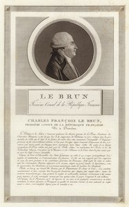 Porträt von Charles-Francois Lebrun, Herzog von Plaisance