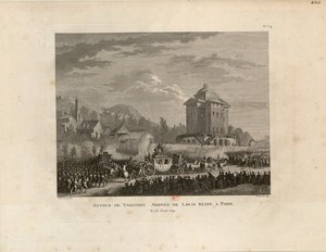 Rückkehr aus Varennes, Ankunft von Louis Capet in Paris, 1802 von Jean Duplessis Bertaux