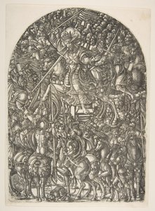 Christus auf einem weißen Pferd, aus der Apokalypse von Jean Duvet