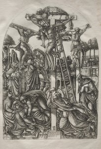 Christus am Kreuz zwischen den beiden Dieben, vor 1561