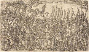 Der Triumph des Einhorns von Jean Duvet