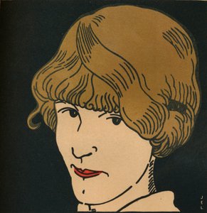Maske mit goldenem Haar, 1912