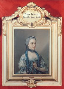 Maria Isabella von Parma, erste Frau von Joseph II., Heiliges Römisches Reich (1741-90) 1762 von Jean Étienne Liotard