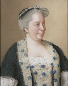 Porträt der Kaiserin Maria Theresia von Österreich (1717-1780) von Jean Étienne Liotard