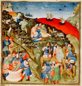 Ms Fr.247 f.25 Die Geschichte von Joseph, Illustration, aus 