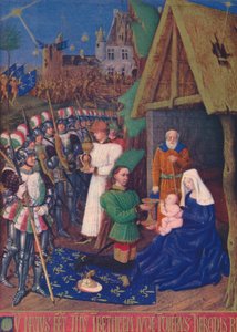 Die Anbetung der Könige, um 1455, 1939 von Jean Fouquet