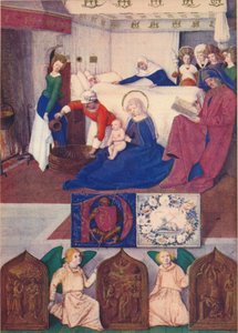 Die Geburt Johannes des Täufers, um 1455, 1939 von Jean Fouquet