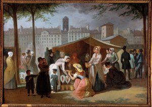 Der Blumenweg. Gemälde von Jean Francois Demay (1798-1850) von Jean Francois Demay