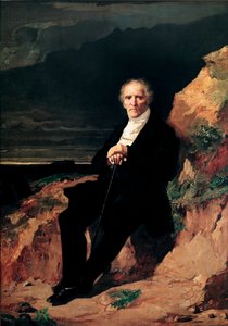 Porträt des französischen Ökonomen und Philosophen Charles Fourier (1772-1837) von Jean Francois Gigoux