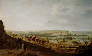 Napoleon I. (1769-1821) besucht das Lager in Boulogne im Juli 1804, 1806