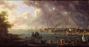 Ansicht des Hafens von Lorient