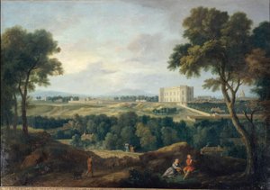 Das Observatorium, gesehen von der Butte aux Cailles, um 1710 von Jean Francois I Millet