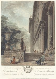 Kolonnade und Gärten des Medici-Palastes