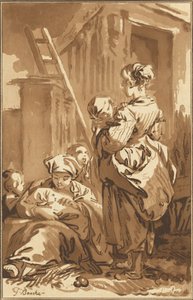 Les nourrices, 1780