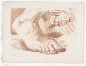 Zwei Füße von Jean Francois Janinet