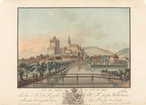 Vue de Thun du Cote du Midi von Jean Francois Janinet
