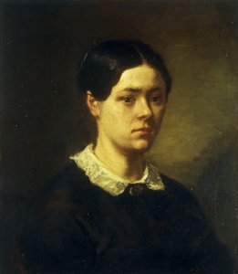 Porträt von Madame J.F. Millet, um 1844