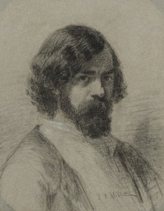 Porträt von Narcisse Virgile Diaz de la Peña, 1848