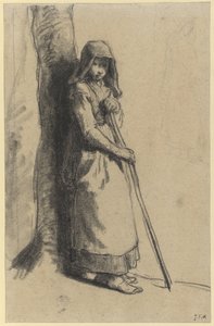 Studie für Bergère au repos