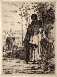 Die große Schäferin von Jean Francois Millet