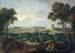 Das Observatorium und Umgebung, Blick von der Butte aux Cailles von Jean Francois Millet