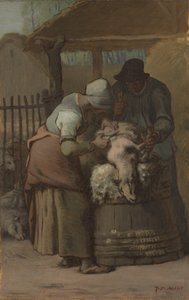 Die Schafscherer, 1857-61