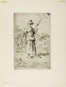 Die Spinnerin von Jean Francois Millet