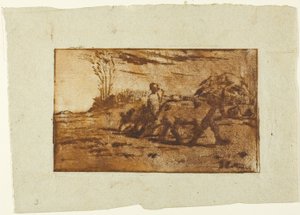 Die zwei Kühe von Jean Francois Millet