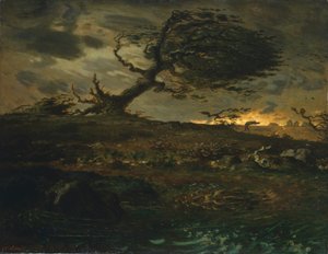 Der Windstoß, 1871-73 von Jean Francois Millet