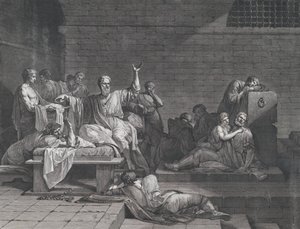 Der Tod des Sokrates, 1790 von Jean François Pierre Peyron