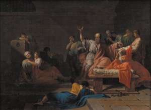 Der Tod des Sokrates, ca. 1786 von Jean François Pierre Peyron